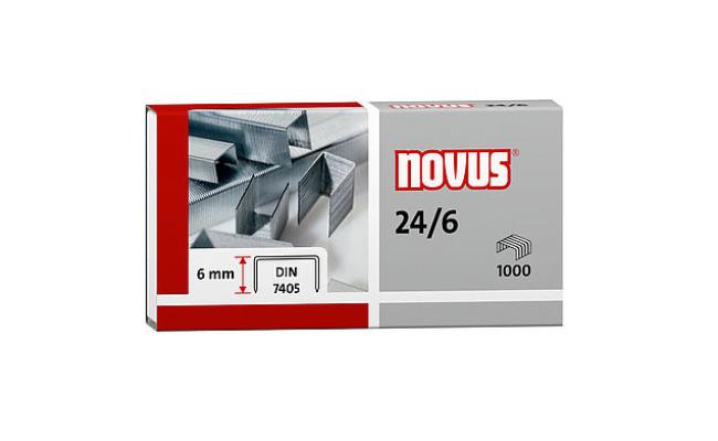 Novus  24/6 super staples - Pack of 1000